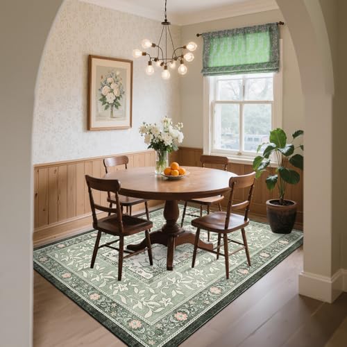 GarveeHome Area Rug - color: Sage Grove, size: 10' x 14' (Rectangular)