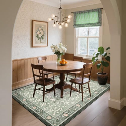 GarveeHome Area Rug - color: Sage Grove, size: 10' x 14' (Rectangular)