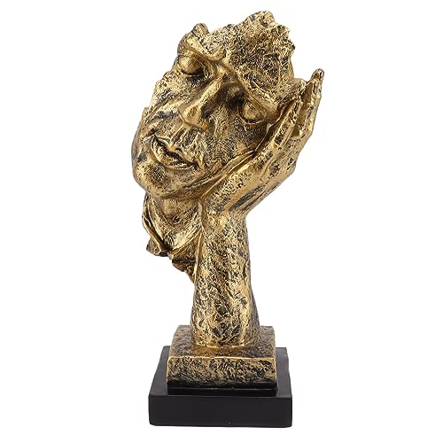 Abstract Craft Sculpture | Handmade Art Decor for Living Room/Study/Office | Vintage Bookshelf Ornament with Secure Base, 12.5x11.5x32cm