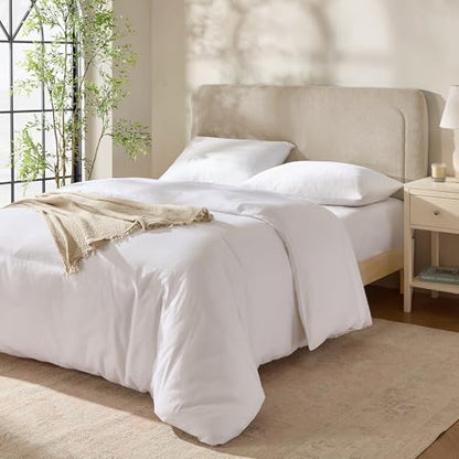 Hearth & Harbor Wall Mounted Queen Headboard Only, Bed Headboard Queen Size | Easy Assemble, Floating Peel & Stick, Upholstered Boucle, 3D Stitched Wall Panels, 5 Strips of 3M Tape Included, Beige - color: 03-beige, size: Queen