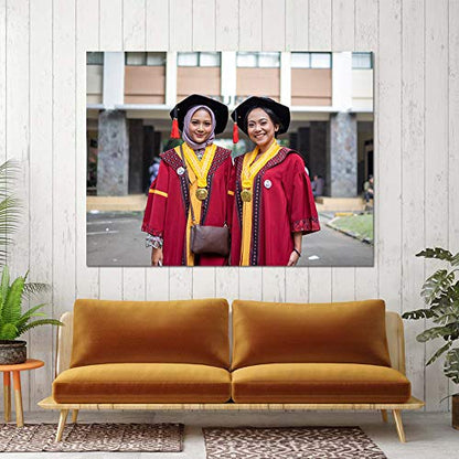 Customized Small Wall Mural with Your Collage Graduation Photos, Removable Self-Adhesive Wallpaper for Living Room Bedroom - 36x48 inches - color: Custom-graduation, size: 36"x48"