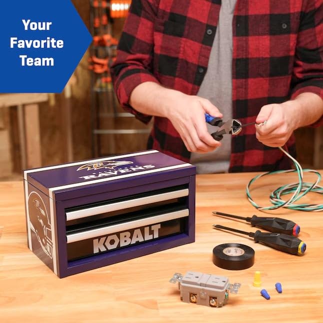 K.balt Mini Toolbox Baltimore - color: Purple, size: 2 Drawer