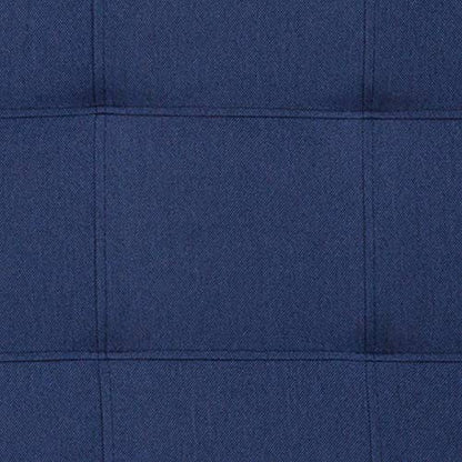 EMMA + OLIVER Navy Queen Quilted Tufted Headboard | Adjustable Bed Rail Slots, Fabric Upholstered - color: Navy, size: Queen