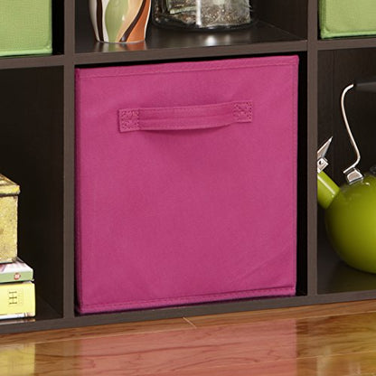 ClosetMaid 3880 Cubeicals Fabric Drawer, Fuchsia, 2-Pack - color: Fuchsia, size: 2-Pack, style: 2-Pack