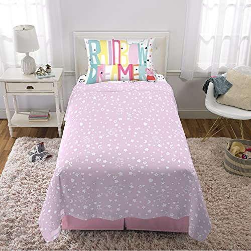Franco Kids Bedding Super Soft Sheet Set, Twin, Peppa Pig - color: Peppa Pig, size: Twin