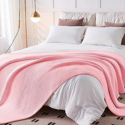 L'AGRATY Knitted Weighted Blanket - 48"x72" 12lbs Cooling Chunky Knit Heavy Blanket for Adults Braided Crochet Throw Thick Cable Yarn Knit Decorative No Beads Evenly Weighted Machine Washable | No Beads Evenly Weighted Machine Washable Chunky Braided Croc
