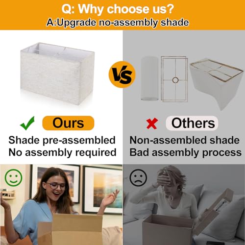 Lynnoland 21" Set of 2 Table lamp with USB A+C & AC Outlets, Touch Control 3-Way Dimmable Nightstand Lamps for Living Room Bedroom Office Reading, Linen Shade Touch Lamps, 3000K LED Bulbs Included - color: (2 Pack) Natural Linen & Brushed Gold (Base)-3000