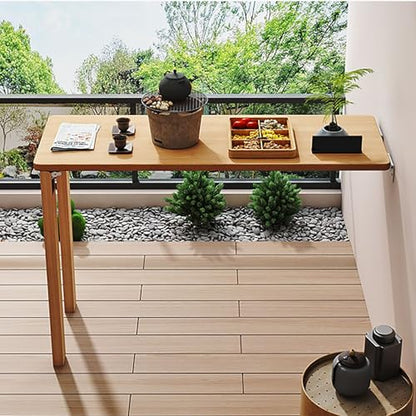 Wall Mounted Folding Bar Table, Space-Saving High Top Table for Kitchen, Living Room, Dining, Entryway - size: 75*30*75cm/29.5*12*29.5in