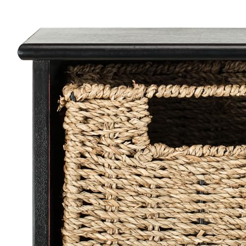Safavieh Home Collection Finley Hanging 3 Basket Wall Rack - color: Black