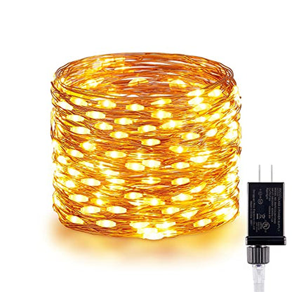 Christmas Twinkle Lights, 72 Ft 200 LED Twinkle String Lights, Fairy Light with Plug in, Copper Wire String Lights for Bedroom Party Christmas Tree Warm White - color: Warm White-Twinkle, size: 1Pack - 200 LEDs