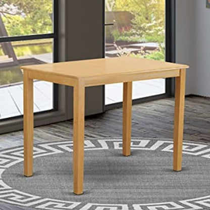 East West Furniture YAT-OAK-H Yarmouth Rectangle Counter Height Dining Table, 30x48 Inch, OAK - color: Oak