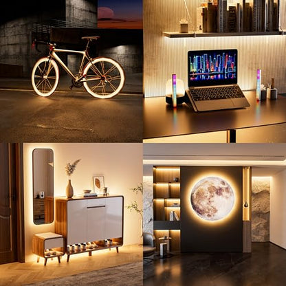 PAUTIX COB LED Strip Lights 5V USB Powered Dotless Super Bright Dimmable LED Lights 3000K Warm White 6.56ft TV Backlights,Flexible 3M Adhesive Under Cabinet Light for Bedroom,Kitchen,Shelf Lighting - color: 3000K, size: 6.56 ft