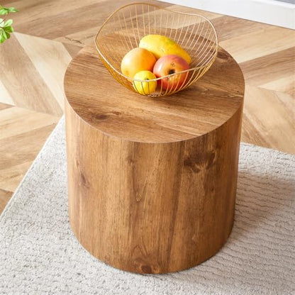 Round Coffee Table Set for 3, Modern Living Room Table Set, Wood Center Table Set, No Assembly Required - Ready to Use - color: 24'' Wood, size: 24'' Coffee Table Set of 3