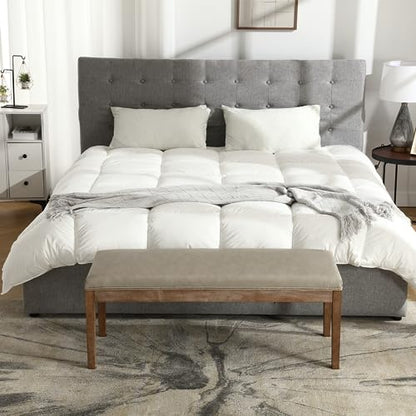 PU Leather Dining Bench Upholstered Entryway Bench Farmhouse Shoe Bench Seat Ottoman for Hallway Living Room Bedroom End of Bed Dining Room Kitchen, 45.5" Long, Gray - color: Pu Leather, Gray