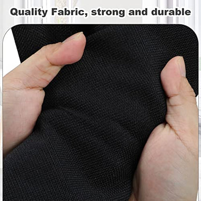 Graciadeco Medium 15" 21 Quart Collapsible Stackable Storage Bins with Lids, 5 Packs Black Foldable Fabric Closet Storage Boxes with Lids, Lidded Heavy-duty Linen Baskets(15x11x8) | 21 Quart 5 Pack Black Collapsible Stackable Linen Fabric 4 Handles Bedroo