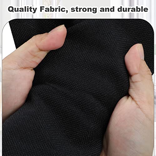 Graciadeco Medium 15" 21 Quart Collapsible Stackable Storage Bins with Lids, 3 Packs Black Foldable Fabric Closet Boxes Heavy-duty Lidded Linen Cube Basket Container Organizer and Storage for Bedroom | 21 Quart 3 Pack Black Collapsible Stackable Linen Fab