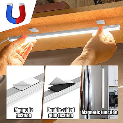 GLVSAE Under Cabinet Lighting, 12 Inch Plug in Light Bar, LED Keyboard Lights, 6000K Cool White Light, Ultra Thin Dimmable Light Bar, Suitable for Kitchen/Desk/Closet/Workbench - size: 12inch-1Pack-no plug