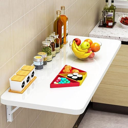 Wall Mounted Folding Table, Fold Down Table Wall Mounted, Wall Mounted Folding Table for Laundry Room, Floating Table for Wall, Wall Desk Fold Down for Small Spaces