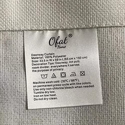 Ofat Home Cat Sleeping Japanese Noren Doorway Curtain,Closet Curtain, Custom Panel Curtain Wall Tapestry Hanging Window Noren, 85x150cm - color: Cat Sleeping