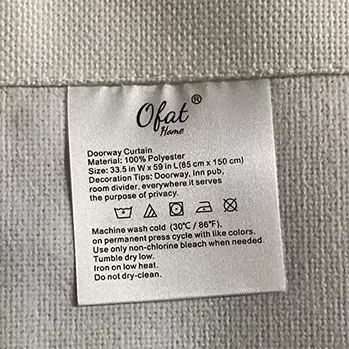 Ofat Home Cat and Fish Japanese Noren Doorway Curtain,Closet Curtain, Custom Panel Curtain Wall Tapestry Hanging Window Noren, 85x150cm - color: Cat and Fish