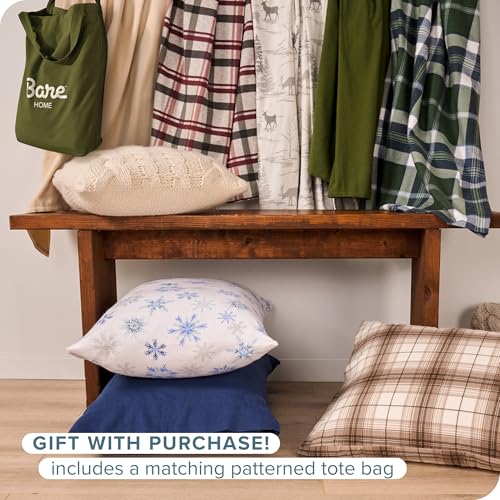 Bare Home Flannel Duvet Cover Set (Twin/Twin XL, Glencoe Tartan Plaid) | 100% Cotton, Velvety Soft, Heavyweight, Premium Flannel, Double Brushed, Includes Sham Pillow Cover - color: 16 - Tartan Plaid (No Comforter), size: Twin/Twin XL