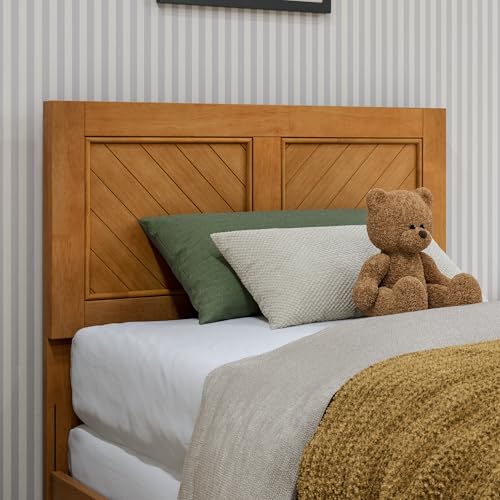 AFI, Canyon Twin Solid Wood Rustic Farmhouse Headboard, Light Toffee - color: Light Toffee, size: Twin
