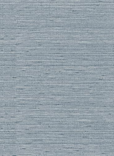 HueBurst Grasscloth Peel and Stick Wallpaper 17.3" x 197" Blue Textured Grasscloth Wall Paper Renter Friendly Wallpaper Self Adhesive Removable for Bathroom Bedroom - color: Blue, size: 17.3" x 197"