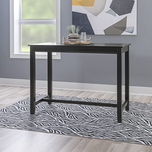 Linon Claridge Black 36 inch Height Bar Table - color: Black, size: Counter Height