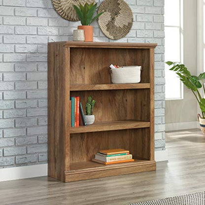 Sauder Miscellaneous Storage 3-Shelf Bookcase/ Book shelf, Sindoori Mango finish - color: Sindoori Mango Finish