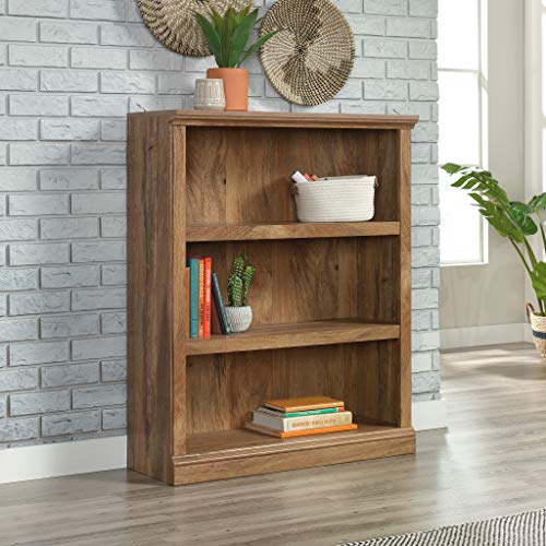 Sauder Miscellaneous Storage 3-Shelf Bookcase/ Book shelf, Sindoori Mango finish - color: Sindoori Mango Finish