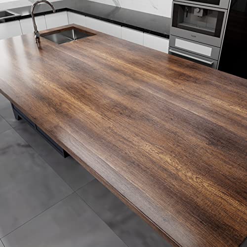 24x120 Inch Woodgrain Contact Paper Peel and Stick Countertop Wood Contact Paper Waterproof Wood Grain ContactPaper Countertop Vinyl Wrap Matte Woods Wallpaper Removable Woods Vinyl Wrap - size: 24" x 120"