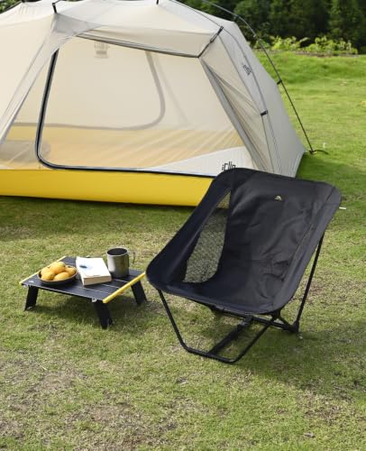 Ultralight Compact Mini Beach Picnic Folding Alu. Table with Carry Bag, Two Size (Blue - S) | with Carry Bag, for Camping Backpacking Hiking Beach Picnic - color: Blue, size: Small