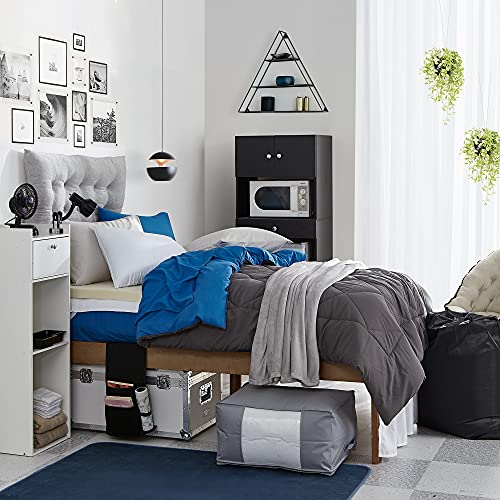 DormCo Yak About It Extra Tall Bookcase Table - White