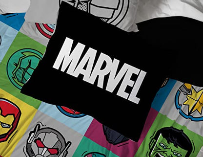 Marvel Avengers Iron Man Twin Comforter Set 5 Piece Kids Bedding, Multi | Hulk Captain America Thor, Bed in a Bag, Comforter Sheets Sham Pillowcase, Soft Microfiber, Machine Washable, Boys Gift