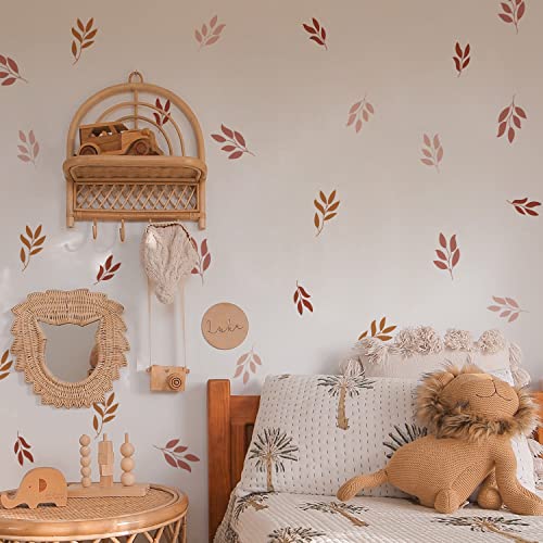Nursery Wall Stickers Boho Kids Room Decor Girls Bedroom Removable Wall Decals Vinyl Murals DIY Cute Decorations 12 Sheets - color: E, size: 8.28*5.83 inches*12 sheets