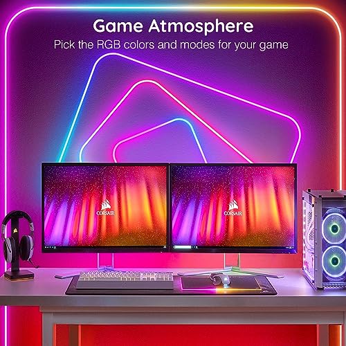 AILBTON 20Ft LED neon Lights with Remote APP Control IP65 Waterproof Flexible Neon Strip Lights 24V RGB Rope Lights for Bedroom Room Outdoors Décor - size: 20FT