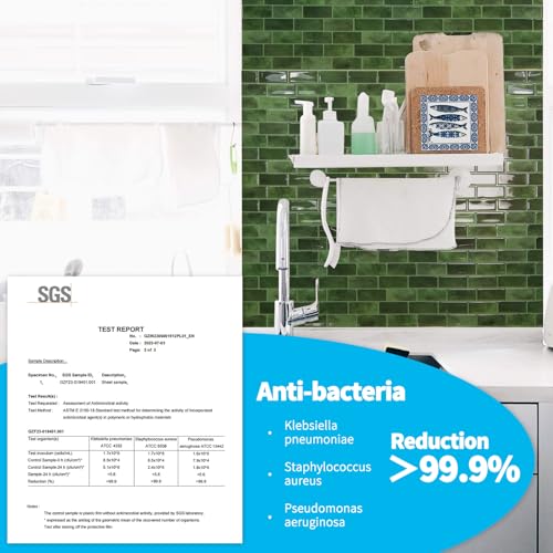 Art3d 10-Pack Marble Tile Peel and Stick Backsplash, 12 x 12 in, Jade Green | Strong Adhesion, Lightweight, Cuttable, Waterproof, Fadeless, Crack Resistant, for Kitchen, Bedroom, Ideal for Recently Moved - color: Jade Green