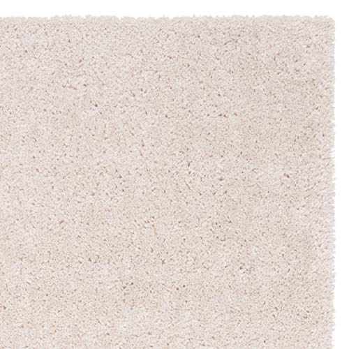 SAFAVIEH August Shag Collection Accent Rug - 2'3" x 4', Beige, Solid Design, Non-Shedding & Easy Care, 1.2-inch Thick Ideal for High Traffic Areas in Entryway, Living Room, Bedroom (AUG900D) - color: Beige, size: 2'3" x 4' (Rectangular)