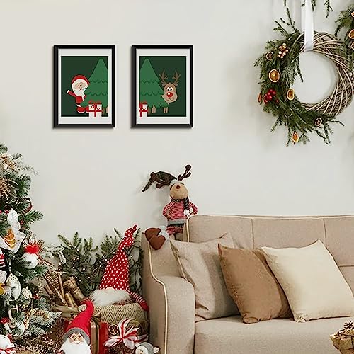 upsimples 10x14 Picture Frame Set of 5, Display Pictures 8.5x11 with Mat or 10x14 Without, Wall Gallery Poster Frames, Black - color: Black, size: 10x14
