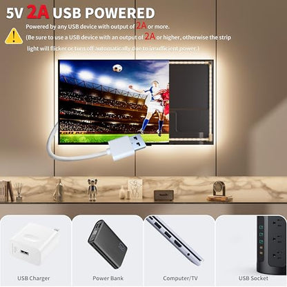 PAUTIX COB LED Strip Light 6.56ft/2m, 640LEDs 1200lm Dimmable 5V USB LED Strip White 4000K CRI90+ TV Backlight,USB Powered Flexible Under Cabinet LED Tape Light for Bedroom,Kitchen,Home DIY Lighting - color: 4000K, size: 6.56 ft