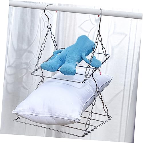 Stainless Steel Laundry Hanger Drying Rack for Dorm Room Compact Hanging Racks for Clothes