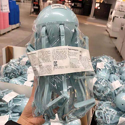 PRESSA 8-Claw Octopus Hanging Dryer 16 Clothes pegs, Easy to fold and Place -Turquoise - color: Turquoise