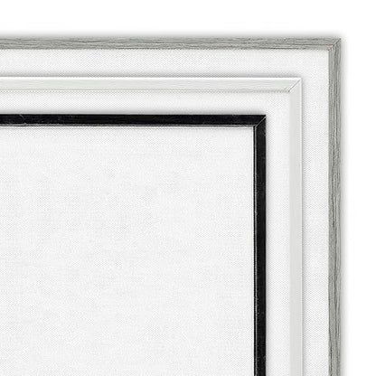 'Minimal Woman Line Drawing'| Framed Giclee Art | Stupell Industries | Gray, 16 x 24 Inches, Easy to Hang and Sturdy, Made in USA, by Creative Studio - color: Farmhouse Gray (Textured), size: 24"L x 16"W