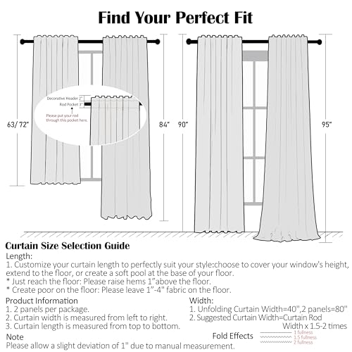 Gray White Buffalo Plaid Window Curtain Panels 90 Inches Length | Farmhouse Gingham Semi Sheer Drapes for Bedroom Living Room,Retro Checkered Rod Pocket Window Treatment,40"Wx90”Lx2 - color: Gray/White, size: 40"W x 90"L (Pack of 2)