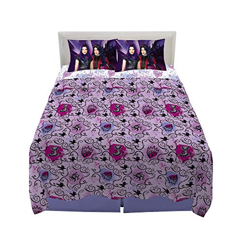 Franco Kids Bedding Super Soft Sheet Set, Full, Disney Descendants 3 - color: Disney Descendants 3, size: Full