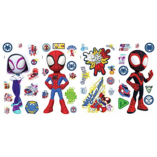 RoomMates RMK4925SCS Spidey and His Amazing Friends Peel and Stick Wall Decals