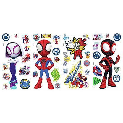RoomMates RMK4925SCS Spidey and His Amazing Friends Peel and Stick Wall Decals