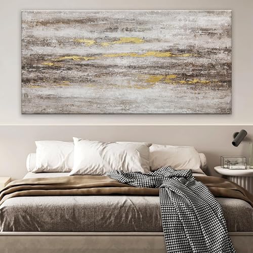 YISXINOAG Large Abstract Wall Art For Living Room Brown And White Wall Art Eclectic Decor Artwork Canvas Art Wall Decor For Dinning Room Bedroom Hotel Office Kitchen Ready To Hang 29x58 In - color: Camel, size: 58"L x 29"W