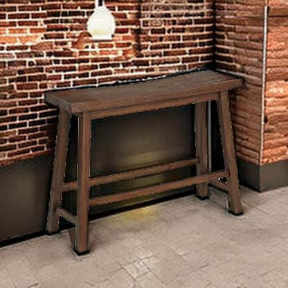 Boraam Sonoma Bench, 9"D x 33"W x 24"H, Chestnut - color: Chestnut