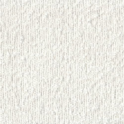 HomePop Luna 22" Round Ottoman - Cream Boucle - color: Cream Boucle, size: 22"D x 22"W x 16"H